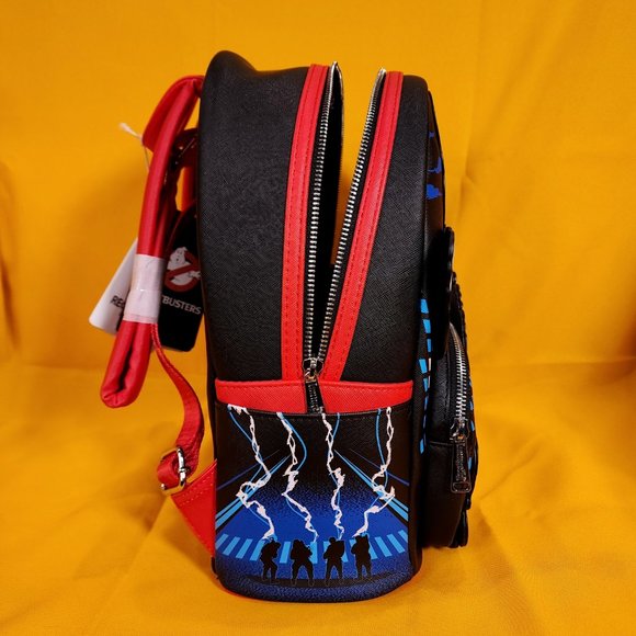 Loungefly Ghostbusters Stay Puft Man Chasing Ecto - 1 Light UP Mini Backpack NEW - Picture 12 of 15